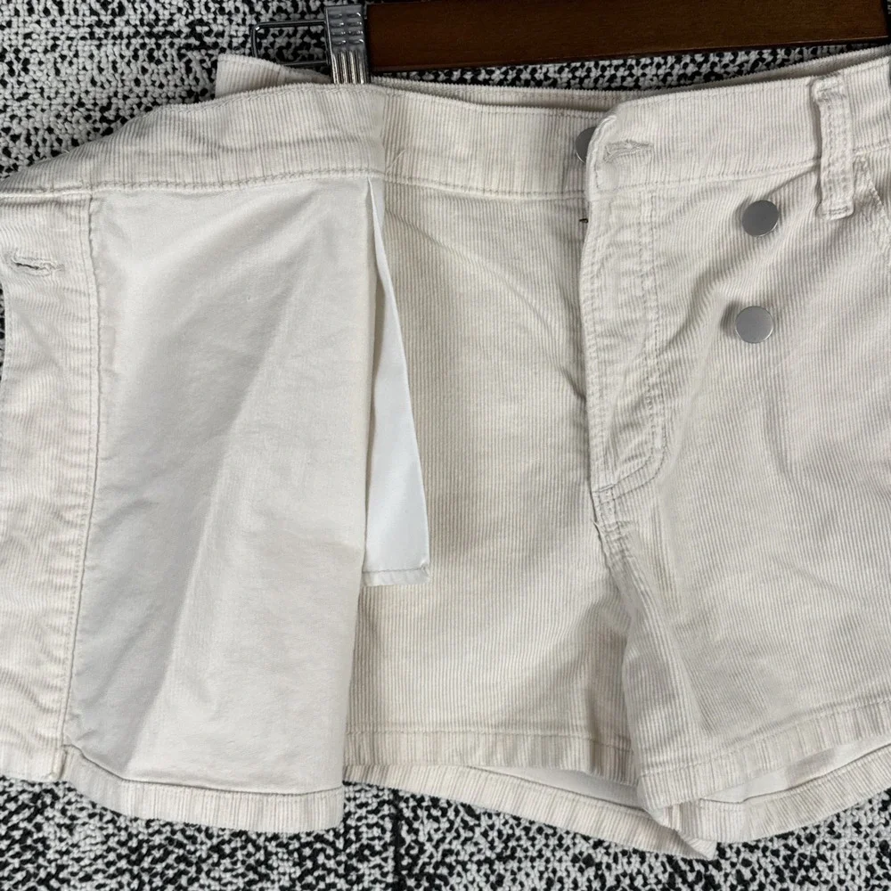 Altar'd State Flannel Mini Skort Womens‎ XS Beige Side Button Preppy School